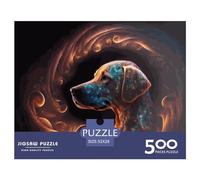 500 Piece Spirit Animal Labrador Puzzles for Adults Wooden Puzzles Educational Games For Kids 500pcs (52x38cm)