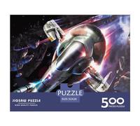 500 Piece Starship Creative Square Jigsaw Puzzles for Adults And Wooden Puzzles Educational Game for Adult 500pcs (52x38cm)