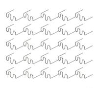 500-Piece Steel Waves Staple Kit for Automotive Sheet Metal Repair - 0.6mm & 0.8mm Hot Stapling Welding Rods Compatible with Aluminum, Zinc Alloy,(0.8mmSType Welding Nails)
