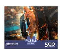 500 Piece Supercar Puzzles for Adults Wooden Puzzles Educational Games For Kids 500pcs (52x38cm)