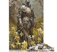 500 Piece Swordsman Armor Puzzles for Adults Wooden Puzzles Educational Games For Kids 500pcs (52x38cm)