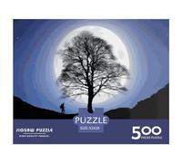 500 Piece Sycamore Gap Tree Square Puzzles for Adults And Wooden Puzzles Family Activity 500pcs (52x38cm)