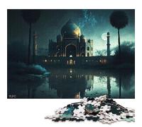 500 Piece 'Taj Mahal at Night Jigsaw Puzzlesfor Adults Teenagers Puzzles Jigsaw Puzzles for Adult 500pcs (52x38cm)