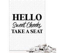 500 Piece Take A Seat Creative Square Jigsaw Puzzles for Adults And Wooden Puzzles Toy Intellectual Game 500pcs (52x38cm)