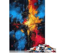 500 Piece Target of Origin - Abstract Circles And Colors Jigsaw Puzzle for Adult Teenagers Puzzle Adult Jigsaw Puzzle Learning Educational Toys 500pcs (52x38cm)