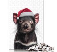 500 Piece Tasmanian Devil Christmas Portrait Jigsaw Puzzlesfor Adults Teenagers Puzzles for Adults& Teenagers Age 12 Years Up 500pcs (52x38cm)