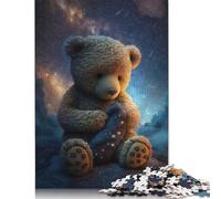 500 Piece Teddy Bear Style 6 Jigsaw Puzzles for Adult Teenagers Wooden Puzzle Adult Jigsaw Puzzle Puzzle for Adults And Teenager 500pcs (52x38cm)