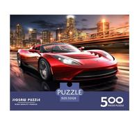 500 Piece Tesla-roadster-sport-2010-canadian-international-auto-show Puzzles For Adults Wooden Puzzles Brain Teaser Puzzles For Children 500pcs (52x38cm)
