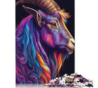 500 Piece The Careful Capricorn Jigsaw Puzzles for Adults Wooden Puzzle for Adults And Teenager Educational Puzzle 500pcs (52x38cm)