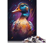 500 Piece The Chatty Duck Adult Jigsaw Puzzle Puzzle Jigsaws for Adults Teenagers Age 12+ 500pcs (52x38cm)