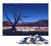 500 Piece The Dead Vlei, Namibia at Night Creative Square Jigsaw Puzzles for Adults And Wooden Puzzles Educational Game for Adult 500pcs (52x38cm)
