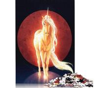 500 Piece The Last Unicorn Jigsaw Puzzles for Adults Teenagers Wood Puzzle Jigsaws for Adults Secret Santa Gifts 500pcs (52x38cm)