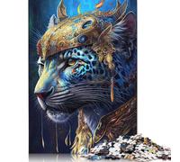 500 Piece The Majestic Jaguar Adult Puzzles Puzzle for Adults And Teenager Jigsaw Puzzles for Adults Educational Game Challenge Toy 500pcs (52x38cm)