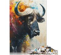 500 Piece The Sacred Water Buffalo Jigsaw Puzzles for Adult Puzzle Jigsaws for Adults Age 14+ 500pcs (52x38cm)