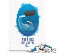 500 Piece The Sea Puzzles for Adults Wooden Puzzles Educational Games For Kids 500pcs (52x38cm)