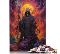 500 Piece The Soul Collector Jigsaw Puzzlesfor Adults Teenagers Wooden Puzzle Jigsaws for Adults Educational Game Challenge Toy 500pcs (52x38cm)