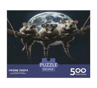 500 Piece Three Mice Puzzles for Wooden Puzzles Educational Game for Adult 500pcs (52x38cm)