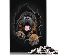 500 Piece Tibetan Mastiff Square Jigsaw Puzzles for Adults & Wooden Puzzles Learning Educational Toys Family Games 500pcs (52x38cm)