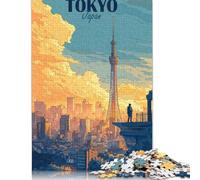 500 Piece Tokyo Japan Cityscape Jigsaw Puzzles for Adult Teenagers Puzzle for Adults And Teenager for Adults& Teens Age 12 Years Up 500pcs (52x38cm)