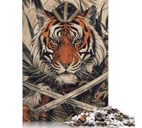 500 Piece Two Wolves Adult Jigsaw Puzzle Wooden Puzzles for Teenagers Gifts Puzzle for Adults And Teenager 500pcs (52x38cm)