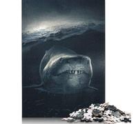500 Piece Underwater Shark Jigsaw Puzzles for Adult Puzzle Jigsaws for Adults Age 14+ 500pcs (52x38cm)