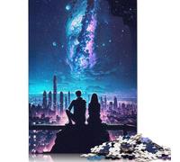 500 Piece Urban Stargazers Puzzles for Adults Wooden Puzzles Educational Game for Children As A 500pcs (52x38cm)