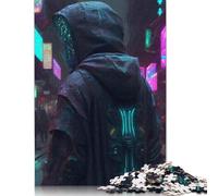 500 Piece Vintage Cyberpunk Citizen Jigsaw Puzzle Adult Jigsaw Puzzle Puzzle for Adults And Teenager 500pcs (52x38cm)