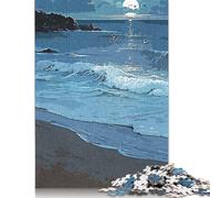 500 Piece Vintage Ocean Jigsaw Puzzles for Adults Learning Educational Toys Family Games Birthday Gifts 500pcs (52x38cm)