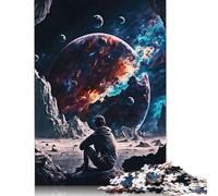 500 Piece Watching Cosmos Jigsaw Puzzlesfor Adults Teenagers Jigsaws 500 Pieces Relax Puzzles Games 500pcs (52x38cm)