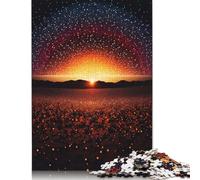 500 Piece Watching It End - Man in A Rocky Landscape Jigsaw Puzzles for Adult Teenagers Wood Puzzles Jigsaw Puzzles for Adults Educational Game Challenge Toy 500pcs (52x38cm)