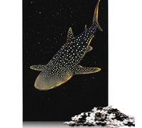 500 Piece Whale Shark Deep Puzzles for Adults & Wooden Puzzles Educational Puzzle Family Game 500pcs (52x38cm)