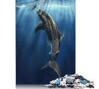 500 Piece Whale Shark Puzzles For Adults Wooden Puzzles Brain Teaser Puzzles For Children 500pcs (52x38cm)