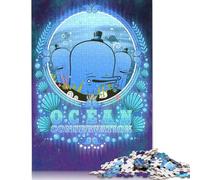 500 Piece Whales of Wonder Puzzles for Adults Wooden Puzzles Educational Games For Kids 500pcs (52x38cm)