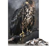 500 Piece 'White Tailed Eagle Creative Square Jigsaw Puzzles for Adults & Wooden Puzzles Stress Relief Puzzle Games And Unique 500pcs (52x38cm)