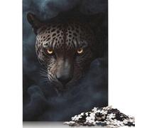 500 Piece Wild Jaguar Halloween Jigsaw Puzzle for Adult Teenagers Puzzle Adult Jigsaw Puzzle Learning Educational Toys 500pcs (52x38cm)