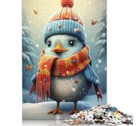 500 Piece Winter Bird Creative Square Jigsaw Puzzles for Adults And Wooden Puzzles Toy Intellectual Game 500pcs (52x38cm)