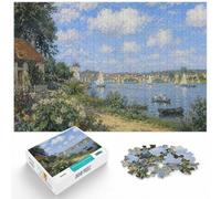 500 Piece Wooden Jigsaw Puzzle for Adults, Claude Monet Le Bassin | Adult Puzzle - visual matching for a more organised build in spare time.