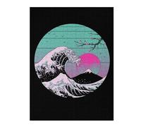 500 Piece Wooden Jigsaw Puzzle for Adults, The Great Vapor Aesthetics