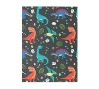 500-Piece Wooden Jigsaw Puzzle in Plastic Box, Cartoon dinosaur Prints Eco-Friendly Educational Puzzle for Family Fun & Adult Relaxation, 38x52 CM