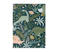 500-Piece Wooden Jigsaw Puzzle in Plastic Box, Cute Dinosaur Prints Eco-Friendly Educational Puzzle for Family Fun & Adult Relaxation, 38x52 CM