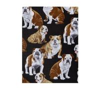 500-Piece Wooden Jigsaw Puzzle in Plastic Box, English Bulldogs Prints Eco-Friendly Educational Puzzle for Family Fun & Adult Relaxation, 38x52 CM