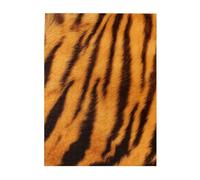 500-Piece Wooden Jigsaw Puzzle in Plastic Box, Tiger Striped Pattern Prints Eco-Friendly Educational Puzzle for Family Fun & Adult Relaxation, 38x52 CM