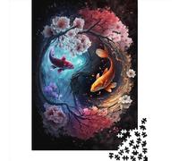 500 Piece Wooden Jigsaw Puzzles A Yin And Yang Journey Jigsaw Puzzle Family Activity 500pcs (52x38cm)