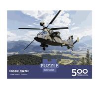 500 Piece Wooden Jigsaw Puzzles for Adults Military Helicopter Jigsaw Puzzle for Children Family Games 500pcs (52x38cm)