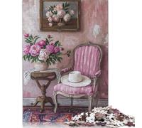 500 Piece Wooden Jigsaw Puzzles for Adults Serene Home Decor Jigsaw Puzzle for Children Family Games 500pcs (52x38cm)