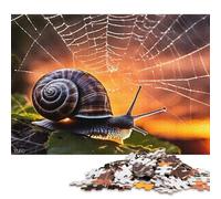 500 Piece Wooden Jigsaw Puzzles for Adults Snail And Spider Web 02 Jigsaw Puzzle for Children Family Games 500pcs (52x38cm)