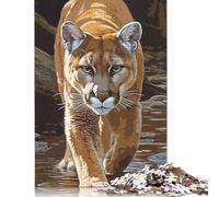 500 Piece Wooden Jigsaw Puzzles for Adults Vintage Puma Jigsaw Puzzle for Children Family Games 500pcs (52x38cm)