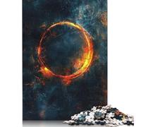 500 Piece Wooden Jigsaw Puzzles Magic Circle Jigsaw Puzzle Family Activity 500pcs (52x38cm)