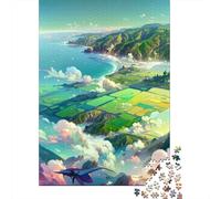 500 Piece Wooden Jigsaw Puzzles Morning Walk Jigsaw Puzzle Family Activity 500pcs (52x38cm)