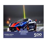 500 Piece Wooden Jigsaw Puzzles Supercar Jigsaw Puzzle Family Activity 500pcs (52x38cm)